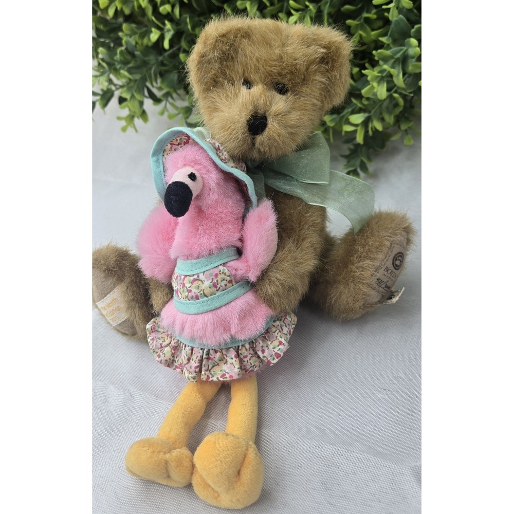 Boyds Bears Sandi with Pinky Feathered Friends August Bear of the Month NWT